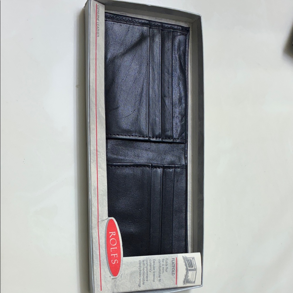 Rolfs Dark Leather Card Holder